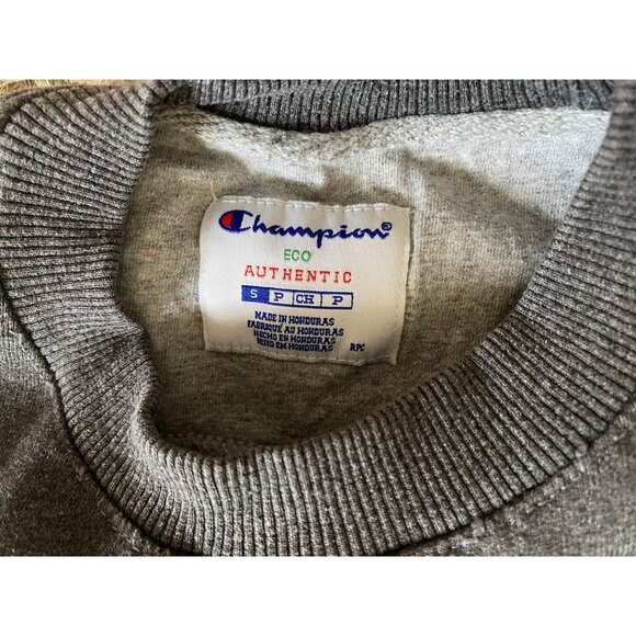 Champion eco gray crew neck sweatshirt  Men's SMALL - Picture 3 of 3